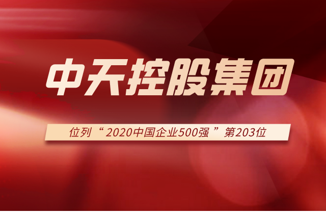 太阳成集团tyc151cc集团列2020中国企业500强第203位！